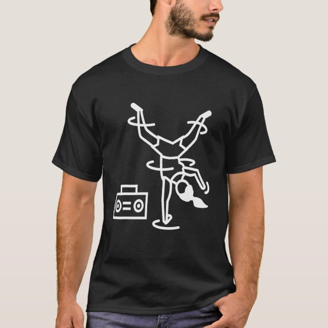 T-shirt Style de rue Hiphp Breakdance (Devant)