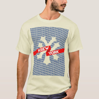 T-SHIRT STYLE DE RUE KREW YORK - MARQUE LOGO MOTIF