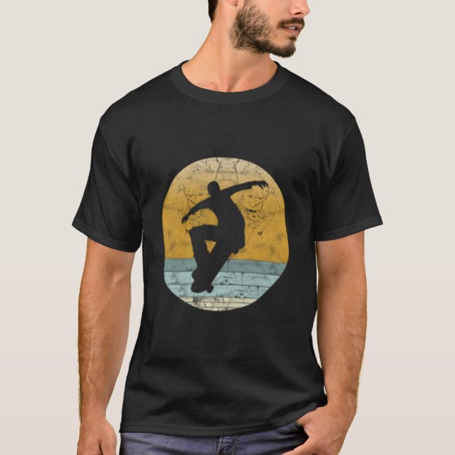 T-shirt Style de skateboard Sport Skateboard (Devant)
