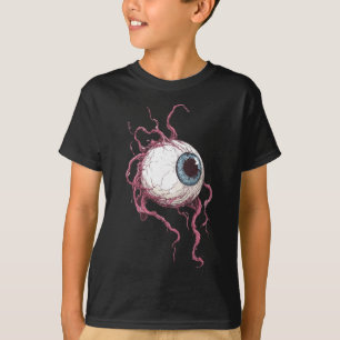 T-shirt Style de tatouage d'horreur graphique d'œil de mon