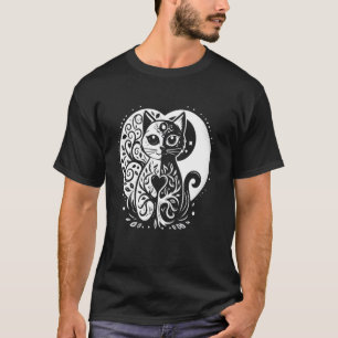 T-shirt Style de tatouage mandala arbre vibe rétro 60s 70s