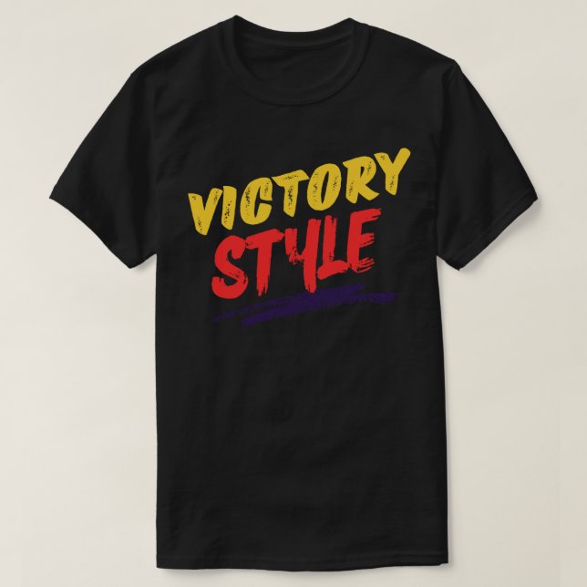 T-shirt style de victoire (Design devant)