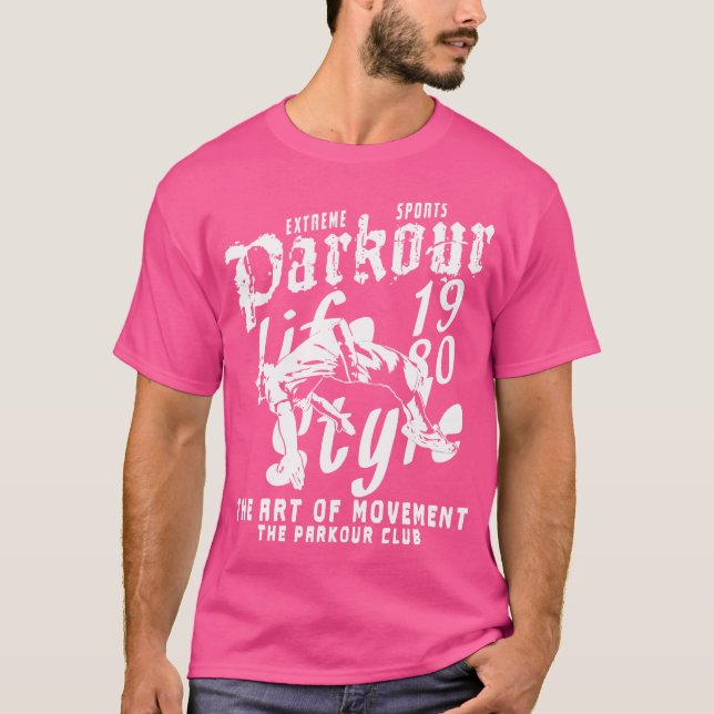 T-shirt Style de vie Parkour (Devant)