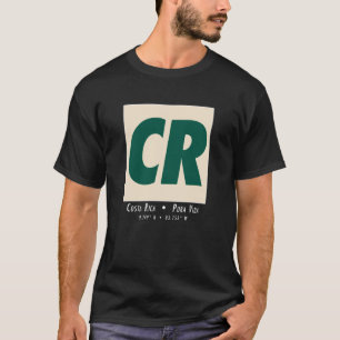 T-shirt Style de vie Pura Vida Art Costa Rica Yoga & Surf