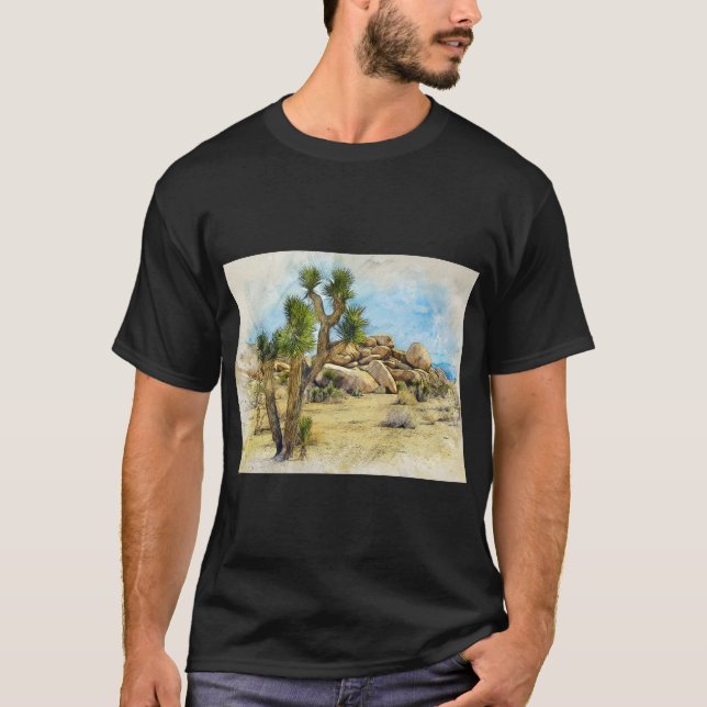 T-shirt Style désert Joshua Tree (Devant)