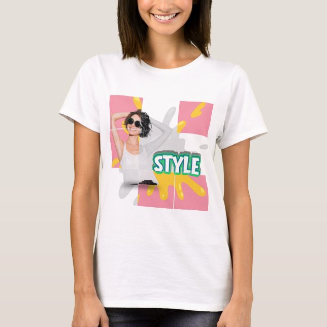 T-shirt Style d'été  (Devant)