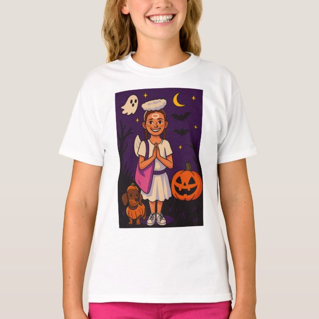 T-shirt Style d'Halloween Emmy 2 (Devant)