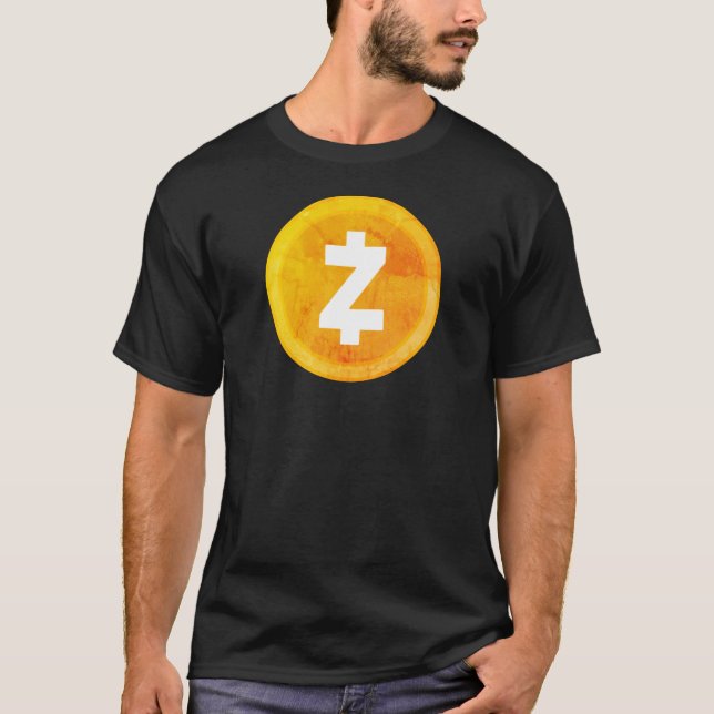 T-shirt style d'icône zcash (Devant)