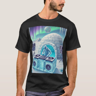 T-shirt Style Dj dans la maison de glace