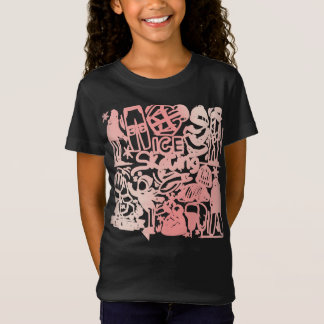 T-shirt style doodle de patinage sur glace