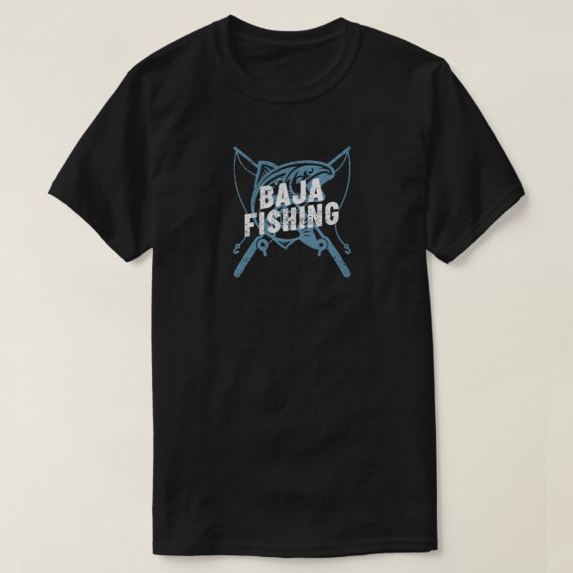 T-shirt Style du logo Baja Fishing (Design devant)