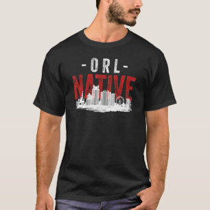 T-shirt Style en détresse Orlando Floride Originaire