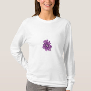 T-shirt Style Fille, Aubergine Légère, Cèdre Blanchi