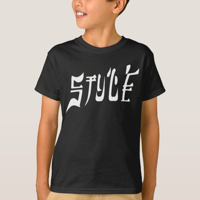 T-shirt STYLE - Ganji américain (Devant)