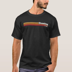 T-shirt Style graphique vintage des années 1980 Deming Nou