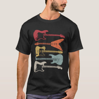 T-shirt Style Guitare Pour Guitariste