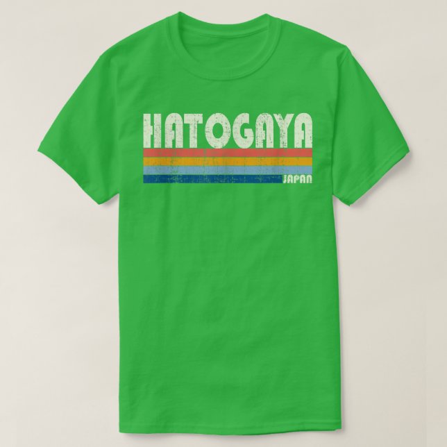 T-shirt Style Hatogaya les années 70 80s, Japon (Design devant)