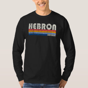 T-shirt Style Hébron Vintage les années 70 80s Retro Kentu
