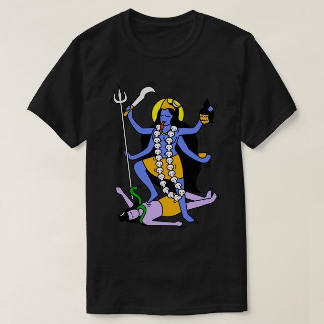 T-shirt Style indien Kali (Design devant)
