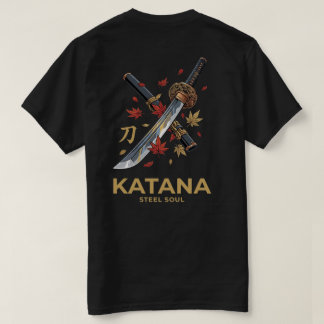 T-shirt Style Japonais - Acier de Katana