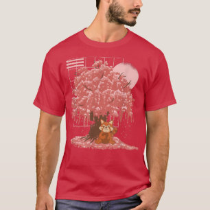 T-shirt Style japonais Fleur de cerisier Sakura Japon Pan