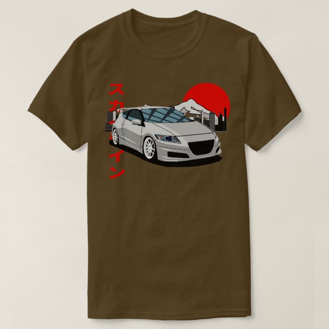 T-shirt Style JDM Honda CRZ (Design devant)