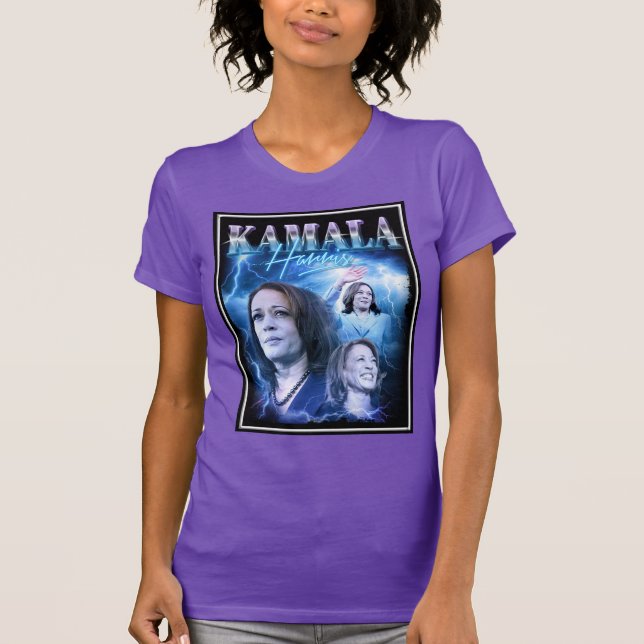 T-shirt Style Kamala Harris Retro 90s (Devant)
