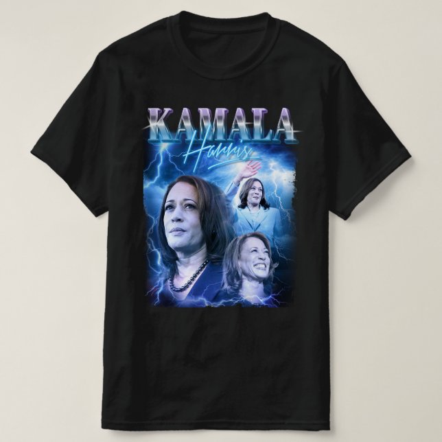 T-shirt Style Kamala Harris Retro 90s (Design devant)