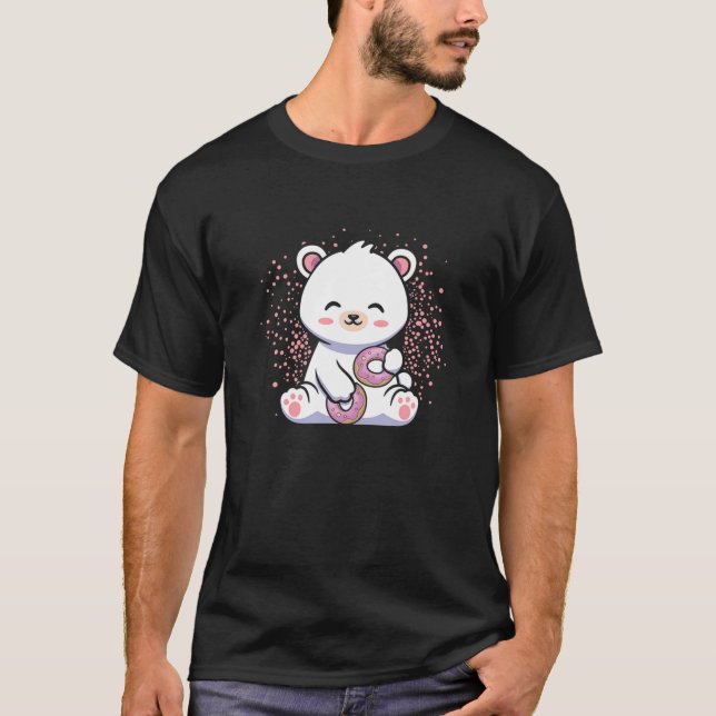 T-shirt Style Kawaii de l'ours mou (Devant)