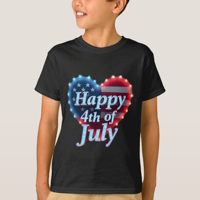 T-shirt Style Liberty : Etats-Unis Slogan Designs (Devant)