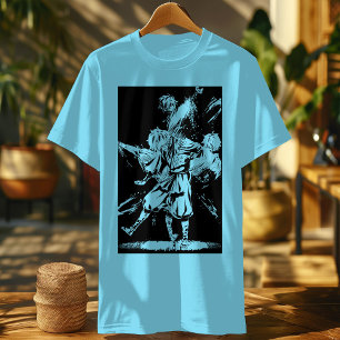 T-shirt style manga de l'ancienne école
