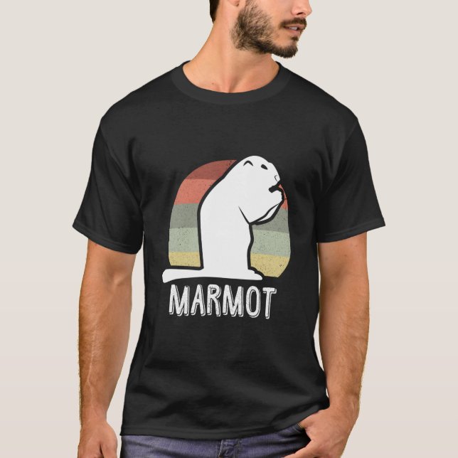 T-shirt Style Marmot en détresse (Devant)