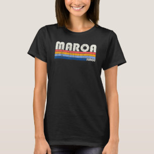T-shirt Style Maroa Illinois les années 70 80s Vintage