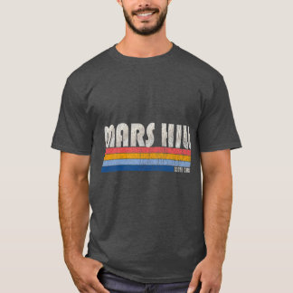 T-shirt Style Mars Hill vintage les années 70 années 80
