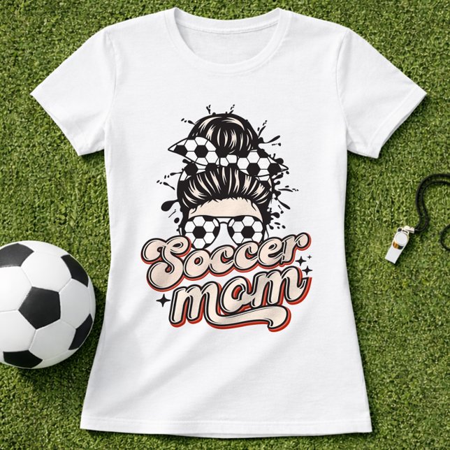 T-shirt Style Mignon de Maman de Foot Tendance (Créateur téléchargé)