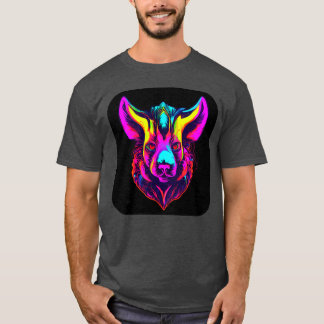 T-shirt Style néon Couleur Electro Rave Party drôle