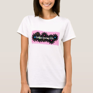 T-shirt Style noir et rose