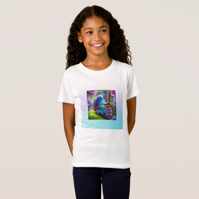 T-Shirt STYLE PAPILLON 3D PAR TRREAL SHIRT (Devant entier)