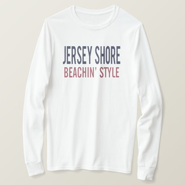T-shirt Style plage de Jersey Shore (Design devant)