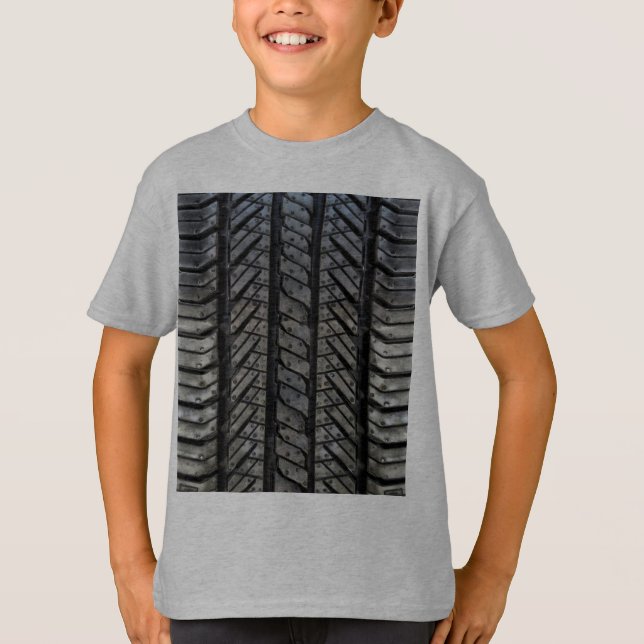 T-shirt Style Pneus en caoutchouc Texture automobile (Devant)