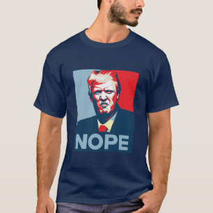 T-shirt Style pop art anti-Trump "non"