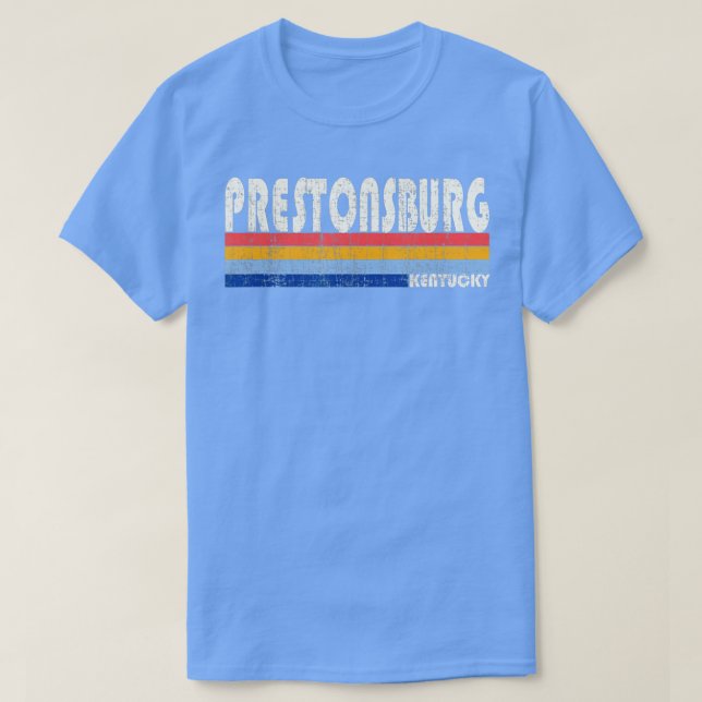 T-shirt Style Prestonsburg Kentucky les années 70 80s (Design devant)