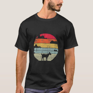 T-shirt Style Rétro Chèvre