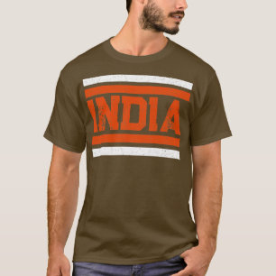 T-shirt Style rétro de la fête de l'indépendance indienne
