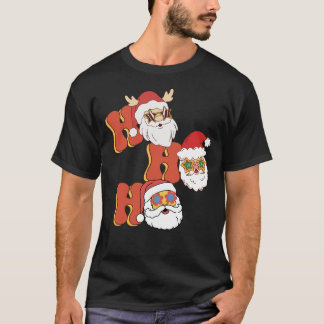 T-shirt Style rétro de Noël - Ho Ho Ho