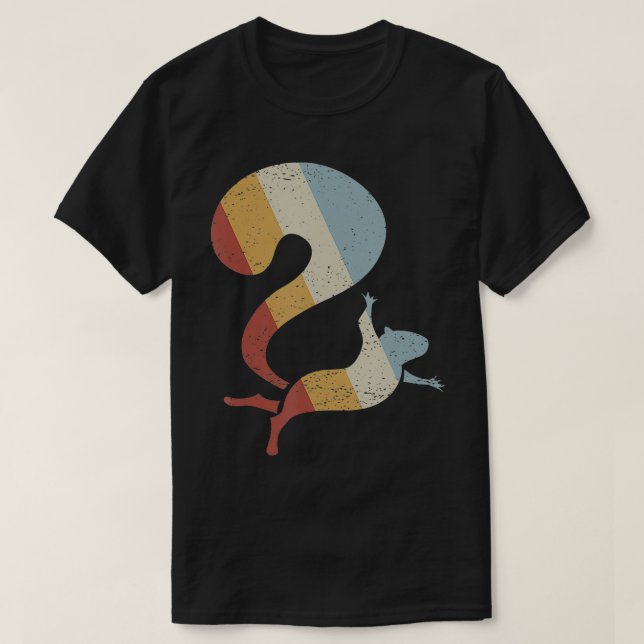 T-shirt Style rétro écureuil Vintage  (Design devant)