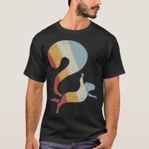T-shirt Style rétro écureuil Vintage