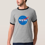 T-shirt style rétro Iconique de la NASA (gris/noir<br><div class="desc">Cet article est sans conteste le symbole de notre époque : l'insigne classique de la NASA. Un symbole audacieux qui, comme la NASA elle-même, ne connaît aucune limite. Immédiatement reconnaissable à travers le monde, l'Insignia de la NASA a longtemps défendu le progrès, l'innovation, et le type d'audace et d'audace quasiment...</div>