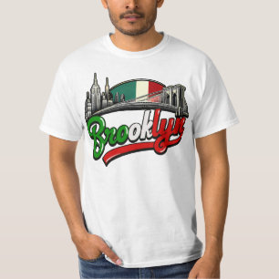 T-shirt Style rétro italien de Brooklyn