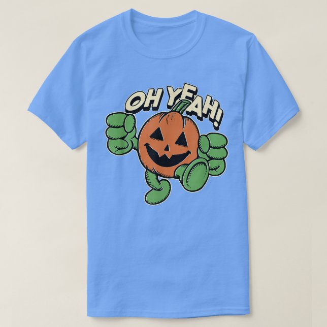 T-shirt Style rétro Jack-o'-lantern Trick ou traiter Hallo (Design devant)